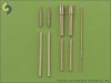 Master AM-48-019 Fw 190 A7, A8 armament set (MG 131 barrel tips, MG 151 barrels, MG 151 fairings) & Pitot Tube (1:48)